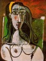 Buste de femme assise Desnudo abstracto